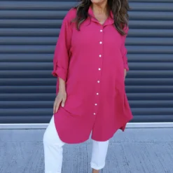 Vivianne Shirt Hot Pink