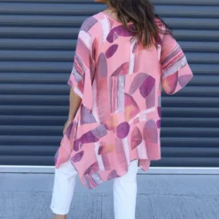 Betania Print Cotton Top Coral -Kitandkaboodal Store IMG 8993 c7296792 f999 4bb5 bf64 2e2c9851de27