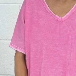 Burford V-Neck Top Fuchsia 8 Burford V-Neck Top Fuchsia -Kitandkaboodal Store IMG 9012 2d728942 7beb 483d 9661 4bf8ea60d6b3