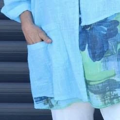 Alberta Layered Linen Top Kingfisher 8 Alberta Layered Linen Top Kingfisher -Kitandkaboodal Store IMG 9020 8bfda731 fa2a 4fb6 9fb7 bb99d1fbe804