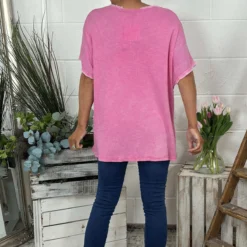 Burford V-Neck Top Fuchsia 9 Burford V-Neck Top Fuchsia -Kitandkaboodal Store IMG 9023 813ec16c cf7f 419d bdb0 c92747f4dde2