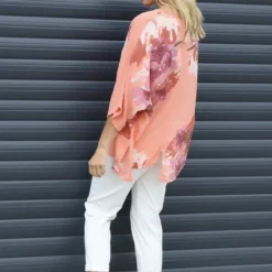 Isolde Floral Print Linen Top Orange -Kitandkaboodal Store IMG 9023 ff864f5d 3d8c 4e94 8947 753aa9e9cd5d