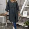 Alara Linen Dress Charcoal 1 Alara Linen Dress Charcoal -Kitandkaboodal Store IMG 9024 faf8ae0d 4ab7 426f bee4 eaf60586b91f