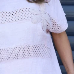 Jana Crochet Detail Cotton Top Pink 8 Jana Crochet Detail Cotton Top Pink -Kitandkaboodal Store IMG 9031 6c51619b dc8f 432f beda 376fd40d384a