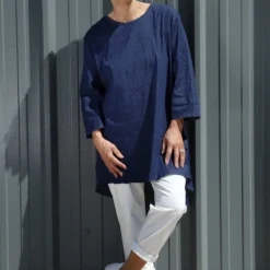 Lulu Denim Tunic Dark Denim