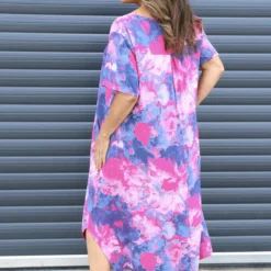 Giulia Print Dress Fuchsia -Kitandkaboodal Store IMG 9039 0af88baf 832b 462b 97c3 4af4b798c602