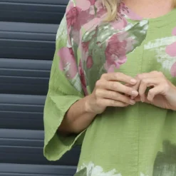 Isolde Floral Print Linen Top Olive 8 Isolde Floral Print Linen Top Olive -Kitandkaboodal Store IMG 9050 0161d175 bbd8 48ae a5b9 2801968054b1