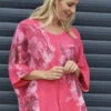 Isolde Floral Print Linen Top Fuchsia -Kitandkaboodal Store IMG 9062 10e8631d 544e 48cc 9022 92cef097b7f2