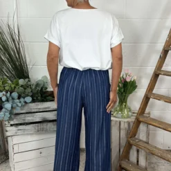 Darya Stripe Denim Trousers Dark Denim -Kitandkaboodal Store IMG 9101 921c287f 30dd 406e 99f8 025ac466bfeb
