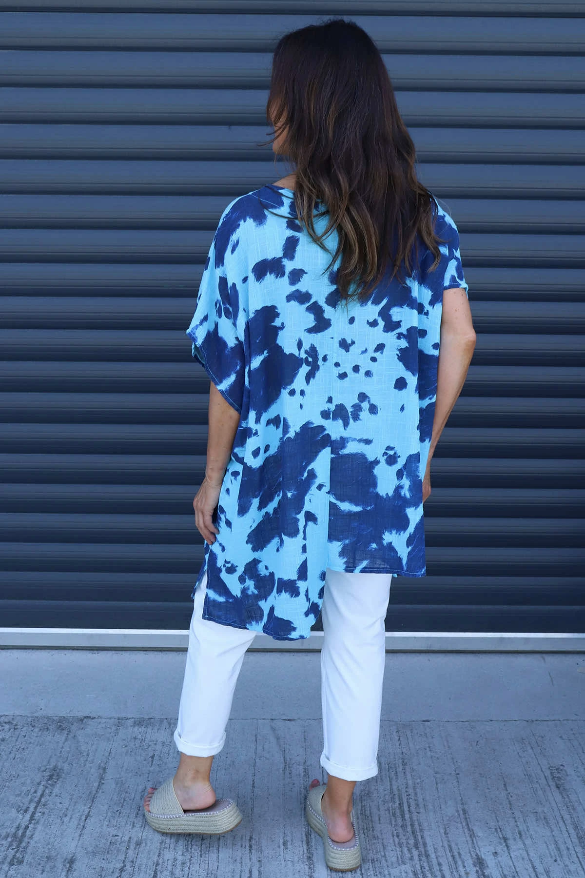 Naima Print Top Kingfisher 6 Naima Print Top Kingfisher - Image 4