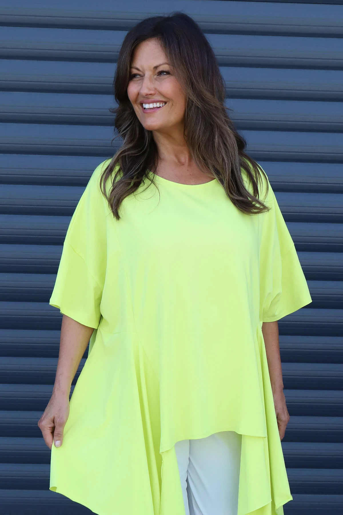 Lini Cotton Top Yellow 4 Lini Cotton Top Yellow - Image 2