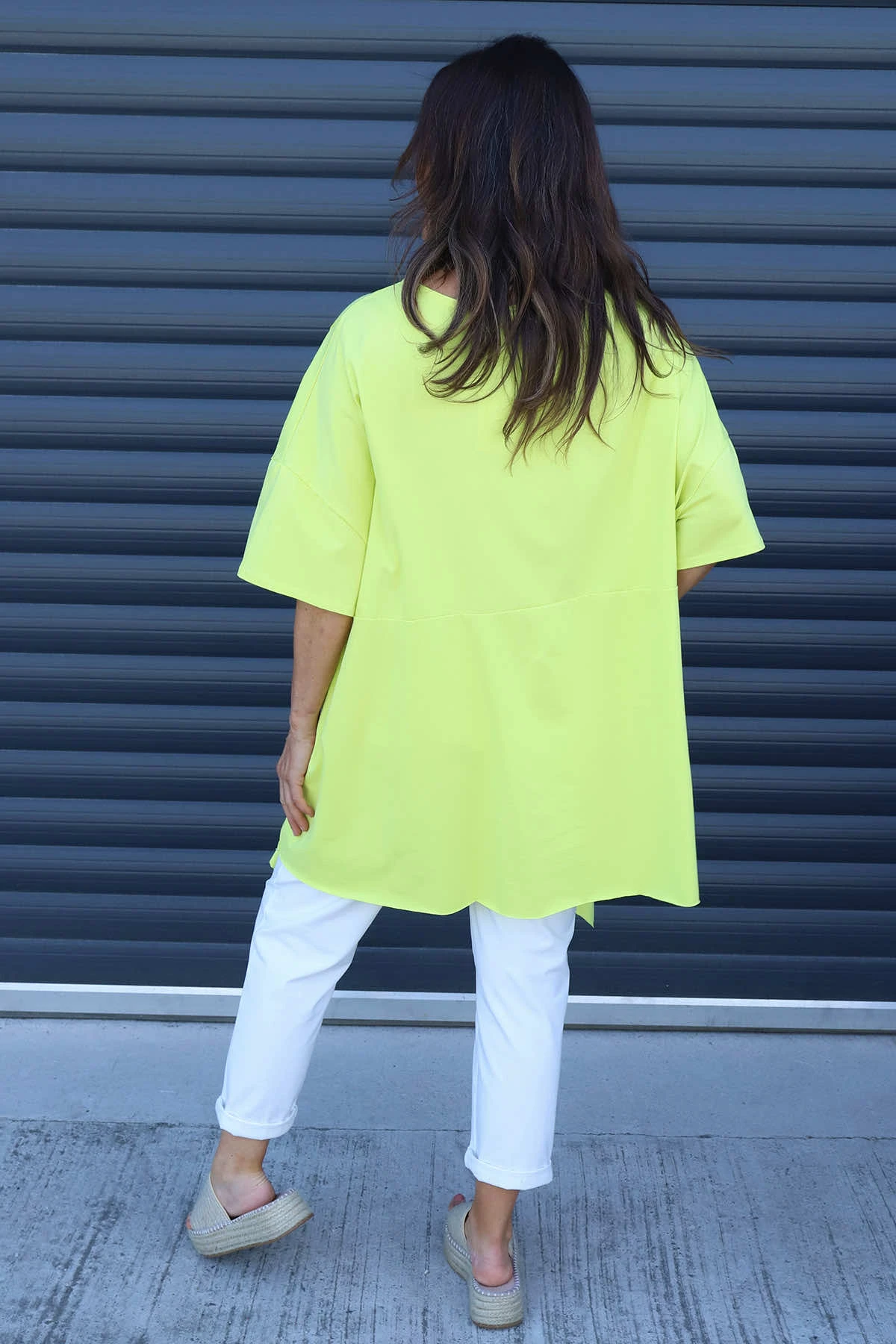 Lini Cotton Top Yellow 6 Lini Cotton Top Yellow - Image 4