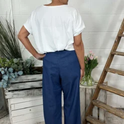 Darlene Lightweight Wide Leg Trousers Mid Denim 9 Darlene Lightweight Wide Leg Trousers Mid Denim -Kitandkaboodal Store IMG 9122 204ce25a 2322 4c95 a40b a65a9d34fa45
