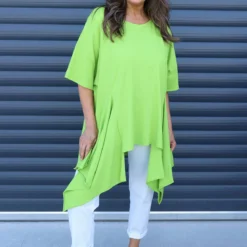 Lini Cotton Top Green