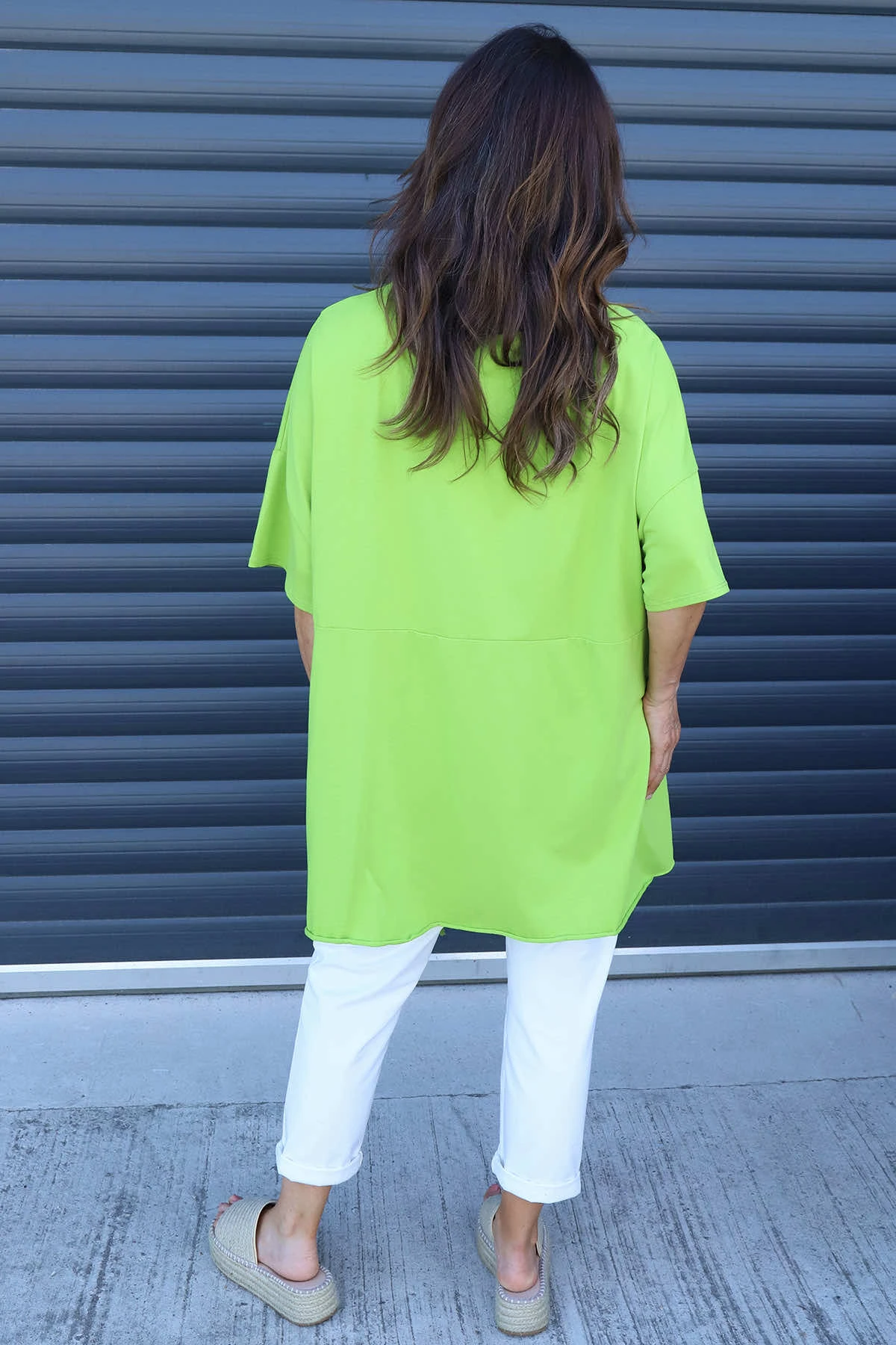 Lini Cotton Top Green 6 Lini Cotton Top Green - Image 4