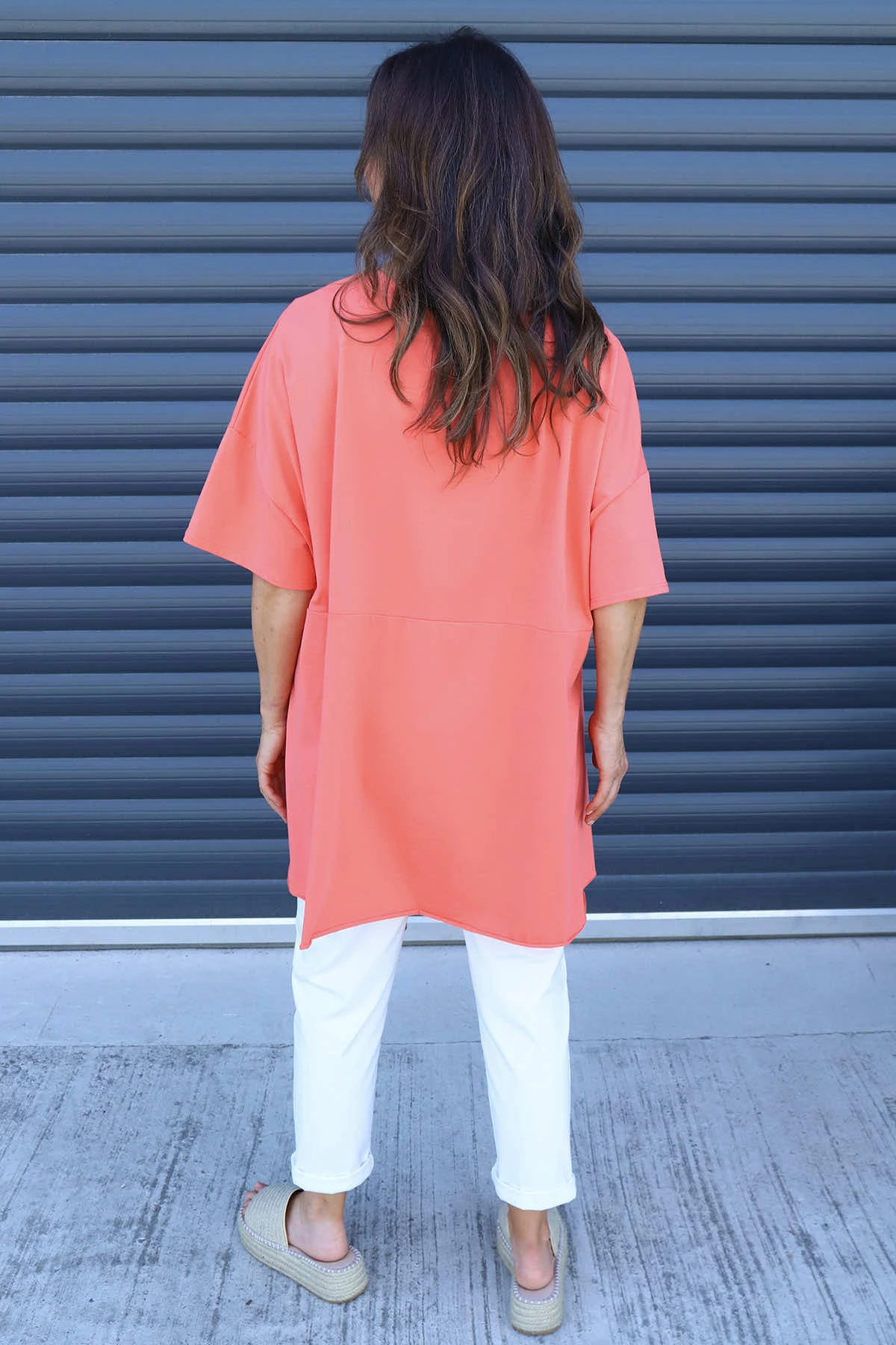 Lini Cotton Top Orange 6 Lini Cotton Top Orange - Image 4