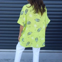 Floria Print Cotton Top Lime -Kitandkaboodal Store IMG 9196 7f595942 217a 48ac b0e7 9472a7e161cc