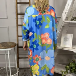 Macie Floral Shirt Blue 8 Macie Floral Shirt Blue -Kitandkaboodal Store IMG 9310 4b89ce01 409f 4198 aa4f fa8b54b842b5