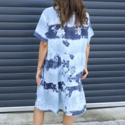 Erminia V-Neck Print Cotton Tunic Light Blue 9 Erminia V-Neck Print Cotton Tunic Light Blue -Kitandkaboodal Store IMG 9361 5ea6b561 1745 40e3 9d25 4b3f5fc1b093