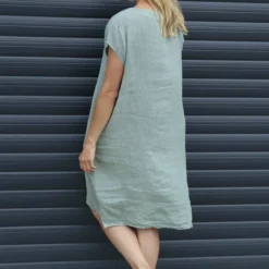 Sydel Linen Dress Sage Green 9 Sydel Linen Dress Sage Green -Kitandkaboodal Store IMG 9387 7c6b1291 5b67 4ef7 8a2c efdaa018feb3