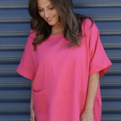 Cressida Crochet Detail Linen Top Fuchsia 7 Cressida Crochet Detail Linen Top Fuchsia -Kitandkaboodal Store IMG 9391 78bb5de5 80b0 4738 a8c5 c0067aa88a1b