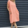 Sydel Linen Dress Orange 1 Sydel Linen Dress Orange -Kitandkaboodal Store IMG 9393 048545f2 1668 4f14 b945 b27d34fe84cd