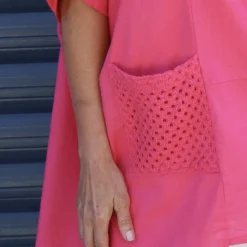 Cressida Crochet Detail Linen Top Fuchsia 8 Cressida Crochet Detail Linen Top Fuchsia -Kitandkaboodal Store IMG 9393 2c8102ca d3c2 43d1 a497 d8bdefb55ca1