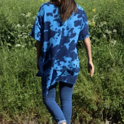 Trevone Ink Print Linen Top Blue 9 Trevone Ink Print Linen Top Blue -Kitandkaboodal Store IMG 9403 fa153d80 3f7e 4cab 8d31 a2195de1575d