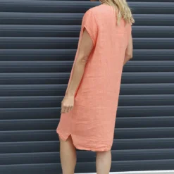 Sydel Linen Dress Orange 9 Sydel Linen Dress Orange -Kitandkaboodal Store IMG 9406 a10aab2d 995f 4961 b3d9 f5eca4ac5427