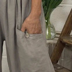 Clarisse Button Pocket Linen Trousers Mocha 8 Clarisse Button Pocket Linen Trousers Mocha -Kitandkaboodal Store IMG 9449 b4ac7b99 7b26 4a77 a332 bf30381a5b9b