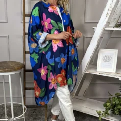 Macie Floral Shirt Navy 8 Macie Floral Shirt Navy -Kitandkaboodal Store IMG 9477 9afd7c4e e719 4fd9 adde be5761c01f19