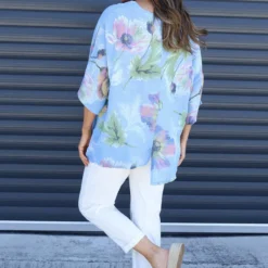 Isolde Botanical Print Linen Top Powder Blue -Kitandkaboodal Store IMG 9478 ec87b95d 0667 41b7 b02d 3cfb6aa33e5c