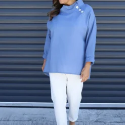 Bradley Linen Top Blue