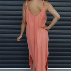 Cesca Strap Linen Dress Orange 9 Cesca Strap Linen Dress Orange -Kitandkaboodal Store IMG 9521 d3a5f059 d3f7 43d6 af67 20cf8ef654b4