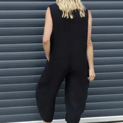 Margot Sleeveless Linen Jumpsuit Black 9 Margot Sleeveless Linen Jumpsuit Black -Kitandkaboodal Store IMG 9545 081f1366 fb2e 4379 99f6 fca1bf08fcd8