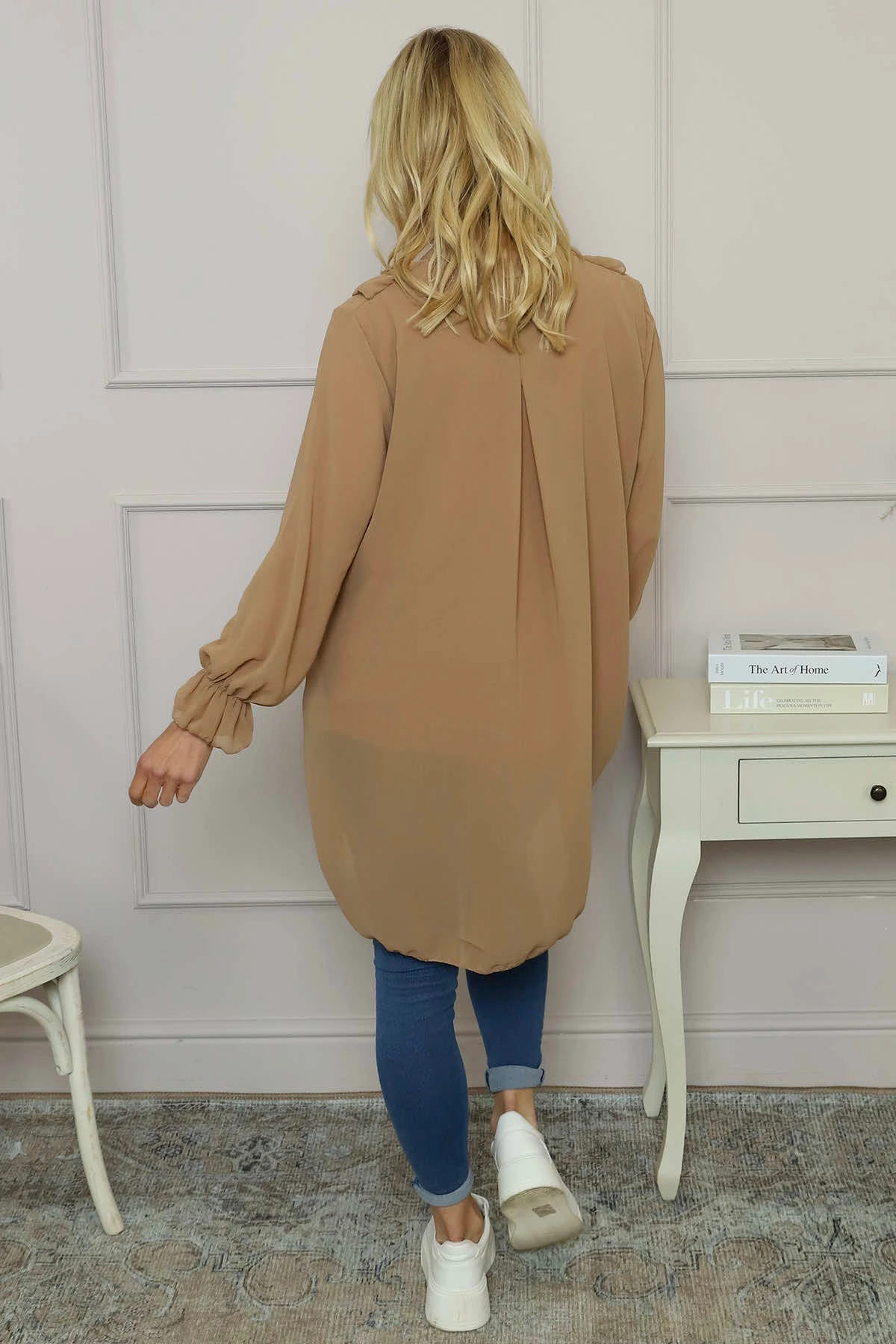 Dorota Shirt Tunic Camel 6 Dorota Shirt Tunic Camel - Image 4