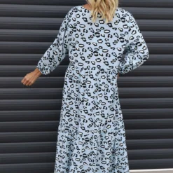 Izarra Leopard Print Dress Light Blue 9 Izarra Leopard Print Dress Light Blue -Kitandkaboodal Store IMG 9602 0d6fea97 cb83 409f bc0d c8ff8bb98f9d