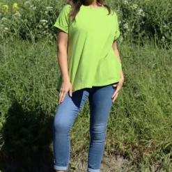 Genevieve Cotton Tee Olive