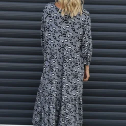 Izarra Leopard Print Dress Mid Grey 9 Izarra Leopard Print Dress Mid Grey -Kitandkaboodal Store IMG 9624 33c1c819 1576 41af 8b16 58b3573de734