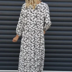 Izarra Leopard Print Dress Stone -Kitandkaboodal Store IMG 9648 fe304225 48df 466f b683 a8705d72928e