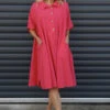 Amina Linen Dress Fuchsia 2 Amina Linen Dress Fuchsia -Kitandkaboodal Store IMG 9649 91a453e9 1b4e 45ca b183 df6679eae4ed