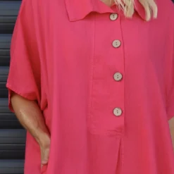 Amina Linen Dress Fuchsia 8 Amina Linen Dress Fuchsia -Kitandkaboodal Store IMG 9651 47ba2dd1 dd90 4cc7 b3de e87597f2a0ed