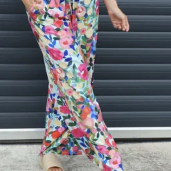 Lelia Print Trousers Mint -Kitandkaboodal Store IMG 9654 1648e2d0 8937 40e4 90f6 1519cc1f3806