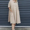 Amina Linen Dress Camel -Kitandkaboodal Store IMG 9685 9866c469 181c 40e3 9534 47385af52c0f