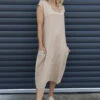 Cyrilla Linen Dress Camel 2 Cyrilla Linen Dress Camel -Kitandkaboodal Store IMG 9712 a38654b7 da6d 4d84 a4ac b90229430081