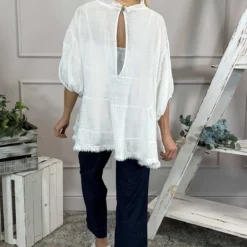 Bingham Tiered Cotton Top White 9 Bingham Tiered Cotton Top White -Kitandkaboodal Store IMG 9732 4bfa57c7 aef9 4300 9de7 e95cca78aa79