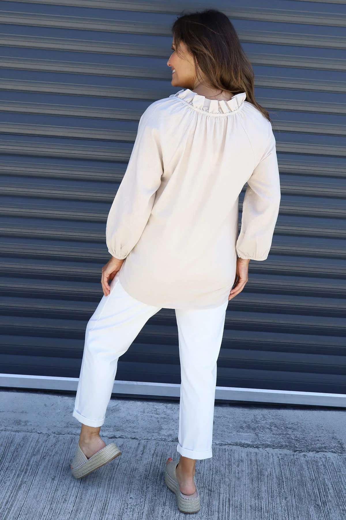 Charmaine Linen Top Stone 6 Charmaine Linen Top Stone - Image 4