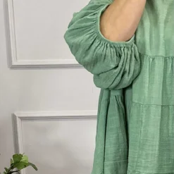 Bingham Tiered Cotton Top Green 8 Bingham Tiered Cotton Top Green -Kitandkaboodal Store IMG 9777 730ccafc 9fa4 42c6 85bc e93eaab467c5