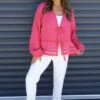 Kalkan Crinkle Cotton Jacket Fuchsia -Kitandkaboodal Store IMG 9784 73c5627d 8f90 467d b305 0799c7a5f80b