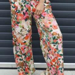 Lelia Print Trousers Stone 8 Lelia Print Trousers Stone -Kitandkaboodal Store IMG 9793 9d655da9 2fee 4ae0 9b6b d6e393ad0c93